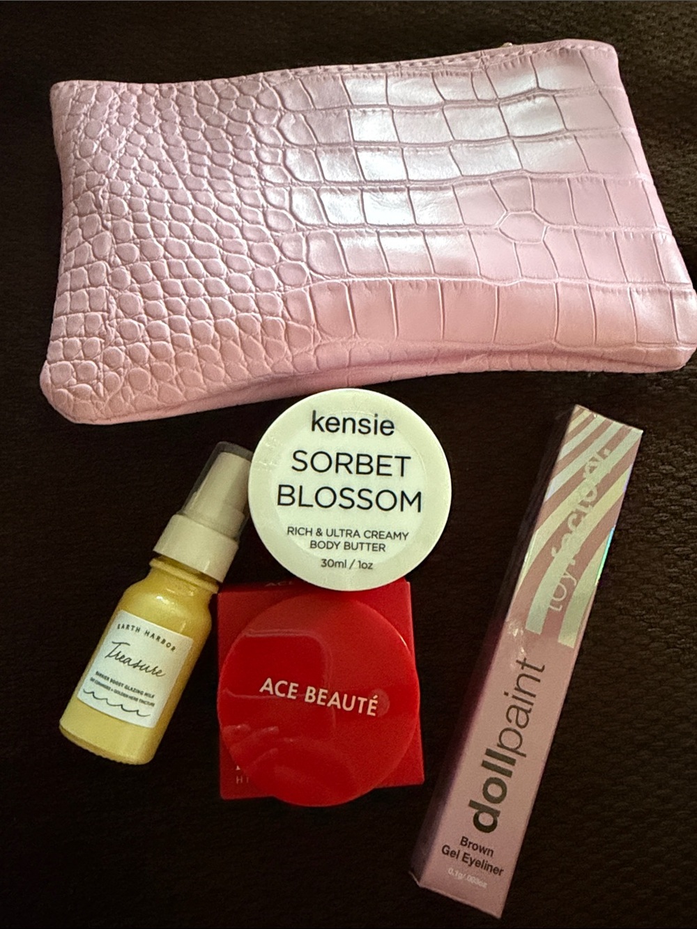Ipsy bag of beauty products